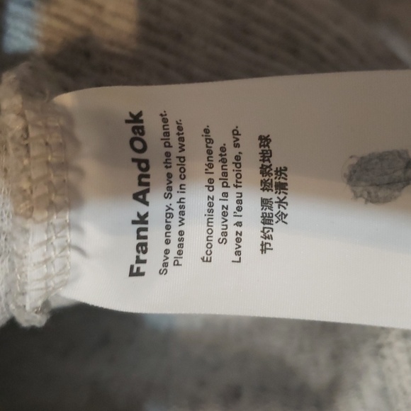 Frank & Oak The Textured Sweatshirt in Grey - Picture 7 of 8